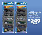 Hot Wheels 1:43 Diecast Car Set 5 Pack