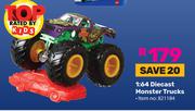 Hot Wheels 1:64 Diecast Monster Trucks