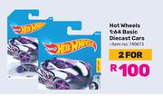 Hot Wheels 1:64 Basic Diecast Cars-For 2