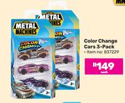 Zuru Metal Machines Color Change Cars 3 Pack-Each