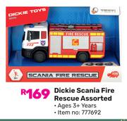 Dickie Scania Fire Rescue Assorted