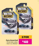 Zuru Metal Machines Cars Assorted-For 2