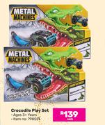 Zuru Metal Machines Crocodile Play Set-Each
