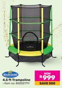 Bouceking 4.5 Ft Trampoline