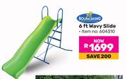 Bouceking 6 Ft Wavy Slide