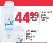 Johnson's Baby Powder-400g