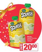 Rhodes Squish Pouches Assorted-For 2 x 110ml