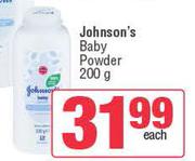 Johnson's Baby Powder-200g
