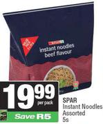 Spar Instant Noodles Assorted-5 Per Pack