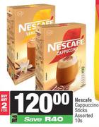 Nescafe Cappuccino Sticks Assorted 10's Pack-For Any 2
