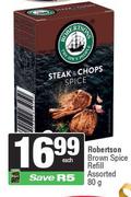 Robertson Brown Spice Refill Assorted-80g