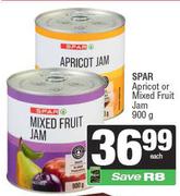 Spar Apricot Or Mixed Fruit Jam-900g Each