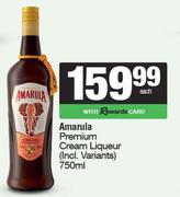 Amarula Premium Cream Liqueur-750ml Each