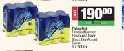 Flying Fish Pressed Lemon Flavoured Beer Cans-For 2 x 6 x 500ml