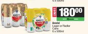 Amstel Lager Or Radler Cans-For 2 x 6 x 500ml