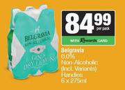 Belgravia 0.0% Non Alcoholic Handies-6 x 275ml Per Pack