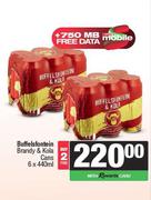 Buffelsfontein Brandy & Kola Cans-For 2 x 6 x 440ml
