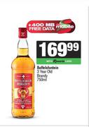 Buffelsfontein 3 Year Old Brandy-750ml 