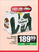 Savanna Premium Cider Dry Handies-12 x 330ml Per Pack