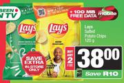 Lays Salted Potato Chips-For Any 2 x 120g