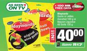 Maynard Gums Or Jellies Assorted 100g Or Beacon Liquorice (All Sorts)-For Any 2 x 150g