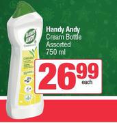Handy Andy Cream Bottle Assorted-750ml