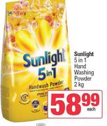 Sunlight 5 In 1 Hand Washing Powder-2kg