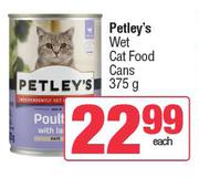 Petley's Wet Cat Food Cans-375g