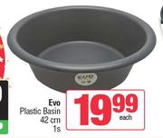 Evo 42cm Plastic Basin-Each