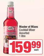 Master Of Mixes Cocktail Mixer Assorted-1L Each
