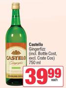 Castello Gingerfizz-750ml Each