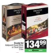 Drostdy Hof Adelpracht Sweet White Or Claret Select-3L Each