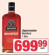 Jagermeister Manifest-1Ltr