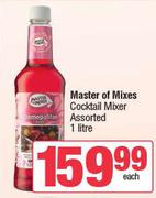 Master Of Mixes Cocktail Mixer Assorted-1Ltr