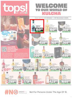 TOPS at SPAR Namibia : Welcome To The World Of Kulcha (21 October - 09 November 2025), page 1