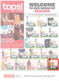 TOPS at SPAR Namibia : Welcome To The World Of Kulcha (21 October - 09 November 2025), page 1