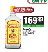 Gordon's London Dry Gin (Incl.Flavours)-750ml Each