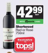 Shortwood Red Or Rose-750ml