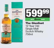 The Glenlivet 12 Year Old Single Malt Scotch Whisky-750ml