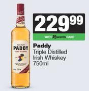 Paddy Triple Distilled Irish Whisky-750ml