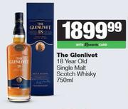 The Glenlivet 18 Year Old Single Malt Scotch Whisky-750ml