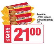 SaveMor Lemon Creams Or Marie Biscuits-For 3 x 150g