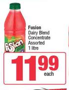 Fusion Dairy Blend Concentrate Assorted-1L Each