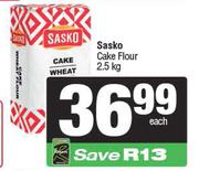 Sasko Cake Flour-2.5Kg Each