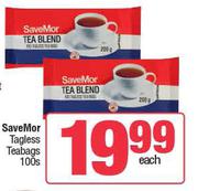 SaveMor Tagless Teabags-100s Each