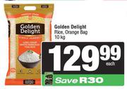 Golden Delight Rice, Orange Bag-10Kg Each