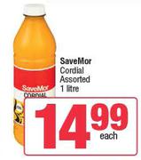 SaveMor Cordial Assorted-1L Each