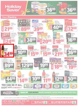SPAR & SUPERSPAR Western Cape : Christmas Super Savings (21 October - 09 November 2025), page 12