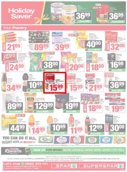 SPAR & SUPERSPAR Western Cape : Christmas Super Savings (21 October - 09 November 2025), page 12