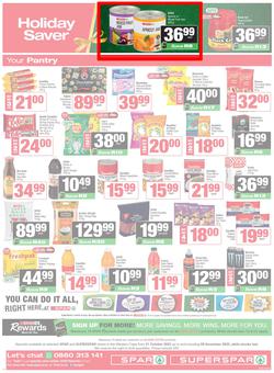 SPAR & SUPERSPAR Western Cape : Christmas Super Savings (21 October - 09 November 2025), page 12